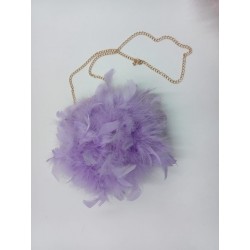 BOLSO PLUMAS MALVAS 100001971