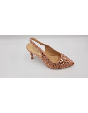 ZAPATOS STILETTOS NUDE BRILLO