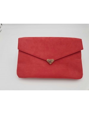 CARTERA MANO COLOR ROJO...